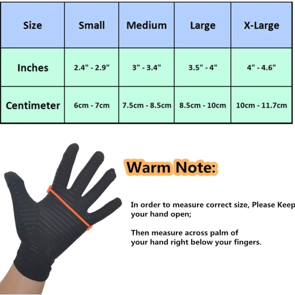 1 par halkfria handskar, förbättrat handgrepp, svart, L,19~22 cm
