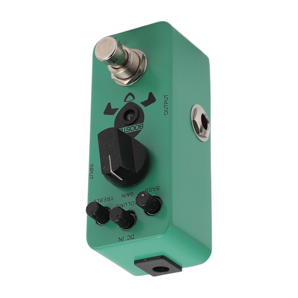 Elektrisk Gitarr Effektpedal Rattjustering Gain Distortion Gitarrpedal Ersättning Grön DC 9V