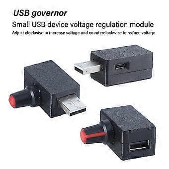 5V USB Fläkthastighetskontrollmodul, Steglös Justeringshastighetsmodul för Tyst Kylningsupplevelse