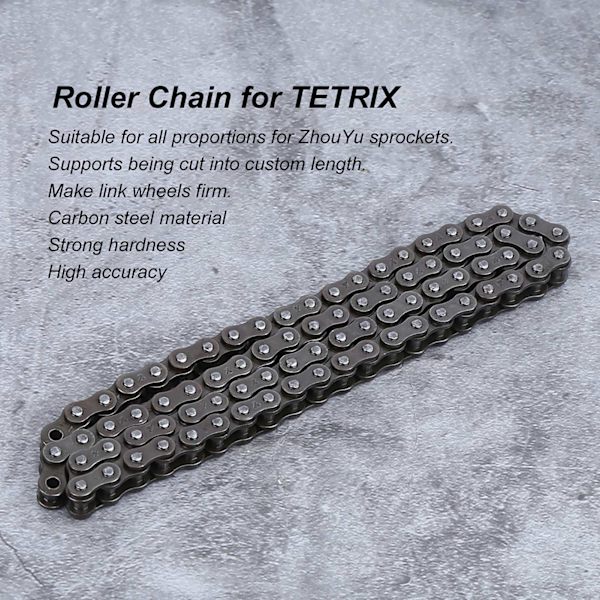 Rullaketju Robottiosat Hiiliteräs 0,5 metriä TETRIX / FTC / FRC / FIRST / WRO