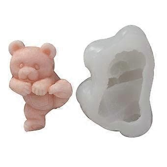 Isterningeform Silikone Sød Dyre-isterningeform 3D Kat Bjørn Isterningeform Kaffe Mælk Isterning Genanvendelig DIY Drik