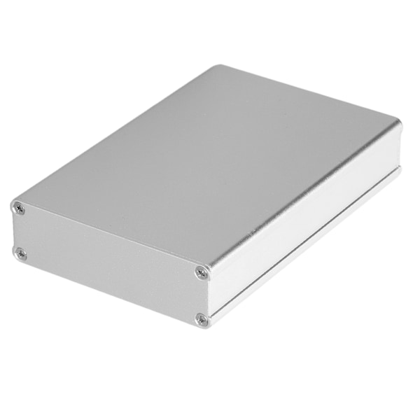 Projektbox i aluminiumlegering, integrerad matt silver, DIY-instrumentlådor för PCB-kablage 22x74x110mm
