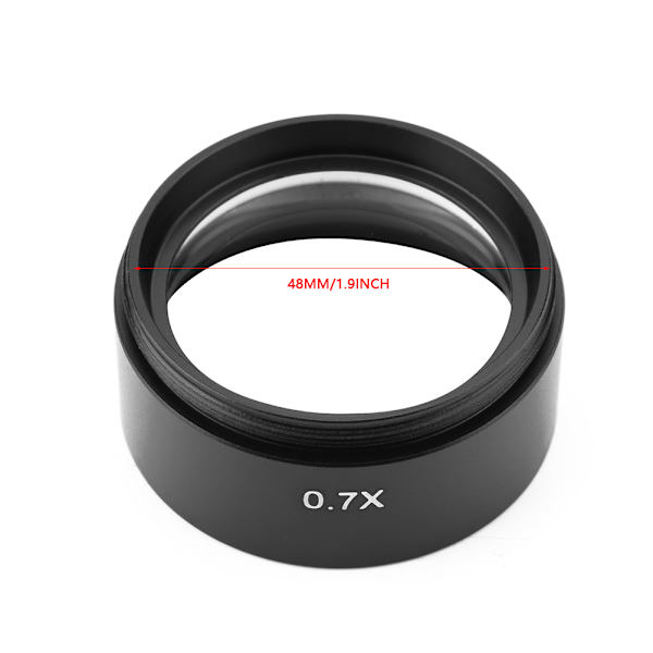 KP-0.7X Auxiliärt Objektivlins för Stereomikroskop 48mm Monteringstråd