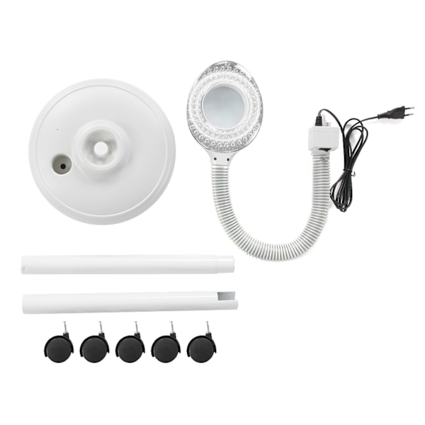 220V 3X Diopter LED-suurennuslattiavalaisin lasilinssillä tatuointia ja kauneutta varten EU