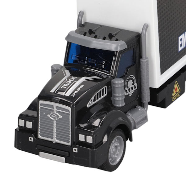 Dragbil Transportbil 1/48 Skala ABS Material Fina Detaljer Levande Utseende Nödsituationstransportbil Leksak Lång Huvudbil