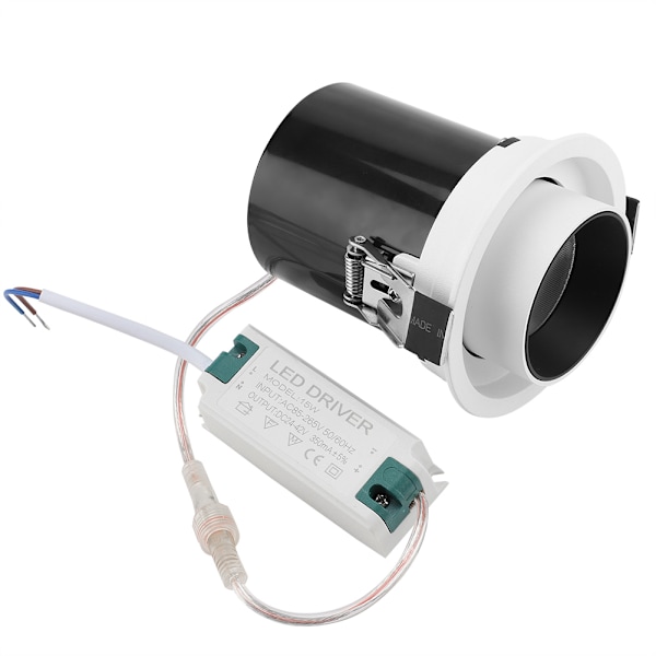 Superstark 15W LED Infälld Takspotlight Justerbar Rotation varmt ljus 15W