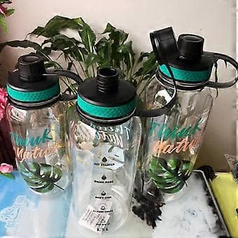 Vattenflaskor Läcksäkra Vattenkoppar för Män och Kvinnor BPA-fria Anti-dropp Vattenflaskor