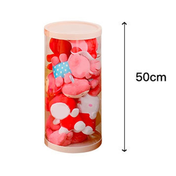 Lättåtkomlig Förvaringstub för Gosedjur för Barnrum, Stor Kapacitet Utrymmesbesparande Förvaring för Olika Mjuka Leksaker, 26 cm Diameter