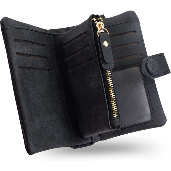 Plånbok, kort RFID-skydd, plånbok för kvinnor för kvinnor -