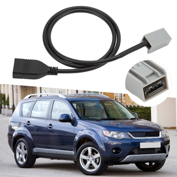 Auton USB AUX -sovitinjohto 39114TF000, tukee MP3 MP4 WMA, korvaa MITSUBISHI ASX 2009 eteenpäin