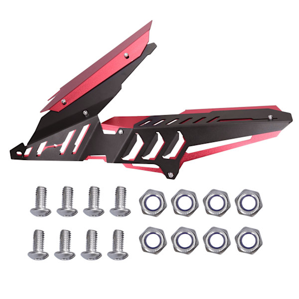 Bakskärm Kedjeskydd Cover CNC Aluminium Legering Passar Yamaha YZF-R25/YZF-R3/MT-25/MT-03 (Röd)