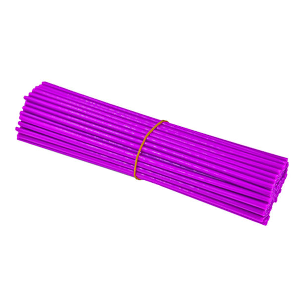 72 st Eckhöljesskydd Eckhölje Trim Wrap Cover Dekorationsskydd Rör Motorcykel Dirt Bike Tillbehör Lila