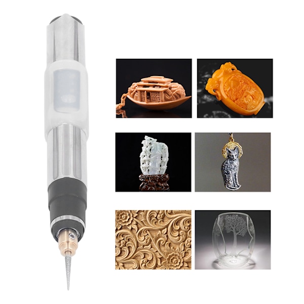 5000‑25000r/min Mini Elektrisk Graverings Penna Nagelsalong Penna Typ Liten Graverare Polerare Manikyr Slip 3.7V 25W