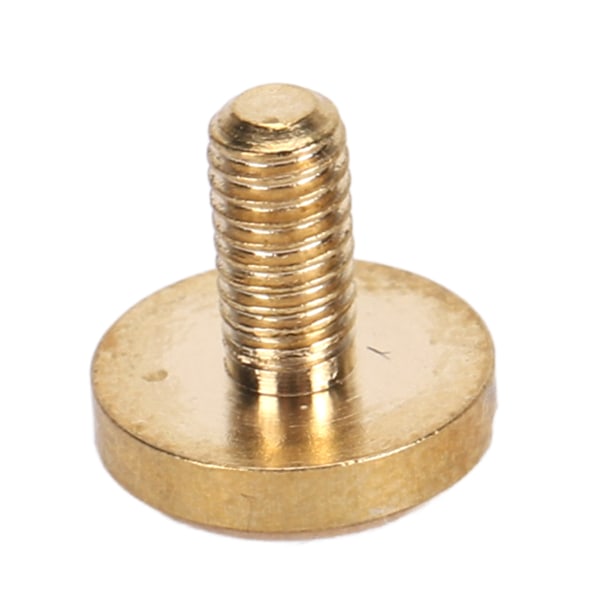50 st Dekorativa Nitar 50 st Spår Platt Huvud Skruvar Mässingsskruv Nitsats för DIY Läderhantverk Bokbindning 8x8mm Nit