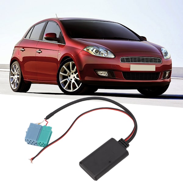 Bil Bluetooth 5.0 Modul 6 8 Pins Adapter Audio Stereo Aux-in Kabel Udskiftning til Fiat Bravo 2007