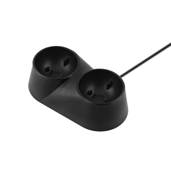Controller Opladerstation til VR, Dobbelt Opladerdock Opladerstation Stand, Designet til PS4 VR Controllere med Samtidig Opladningsfunktion