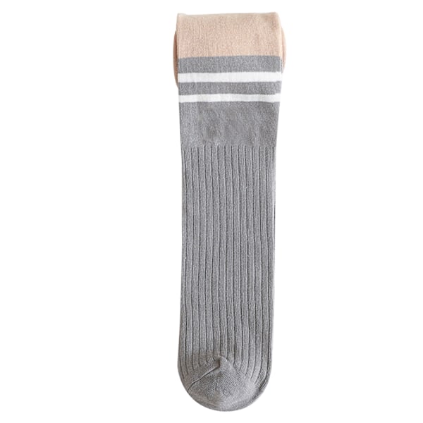 Baby Flick Tights Kammad Bomull Mjuk Håll Värmen Barnstrumpbyxor för Höst Vinter Daglig Skola M