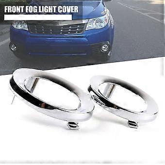 for Subaru Forester 2009-2013 Par Front Chrome Tåkelys Lampe Deksel Cap Trim Ring 57731SC000