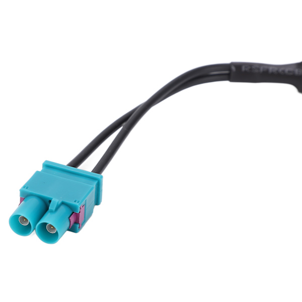 Bil RF Radio Antenneadapter Dobbel FAKRA med Forsterker Erstatning for AG RNS510 MFD3 RCD510 310