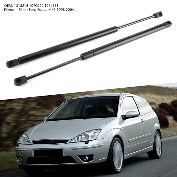 2 stk. Bagagerumsstøttefjeder Gasfjedre 1074368 Udskiftning Passer til Ford Focus MK1 1998‑2004