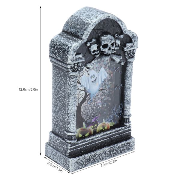 Halloween-hautakivi-muotoinen valo, kannettava festivaalikoristelamppu baareihin, juhliin ja kotiin