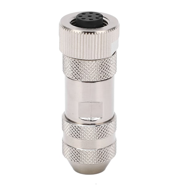 M12 Sensor Connector 8-polet IP67 Vanntett Kaldpressing Hunn Aviation Plug for Bil Bobil Båt