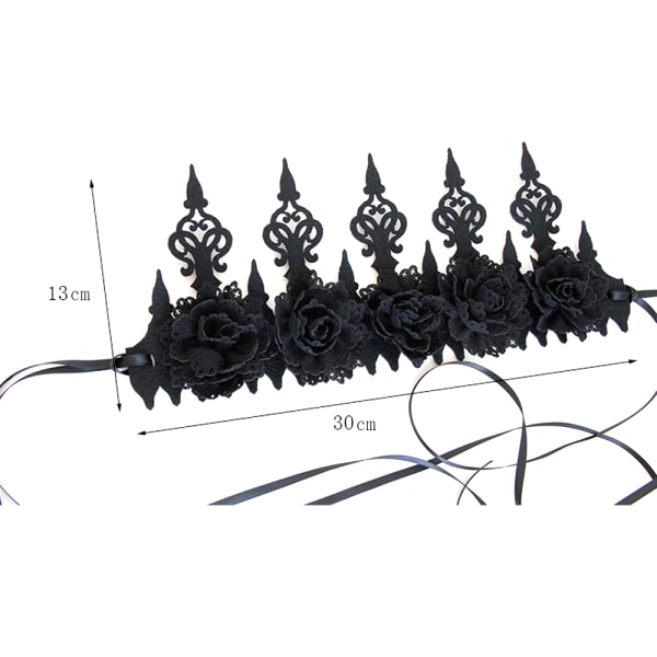 Halloween Masquerade Decoration Hair Accessories Gothic Garland