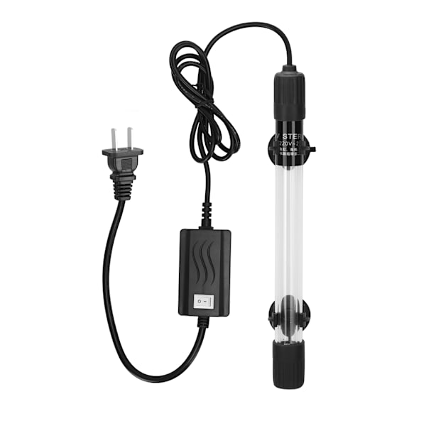 Kvartsglas Akvarie UV-Sterilisationslampe Vandtæt Desinfektionslys CN Stik 220V5W