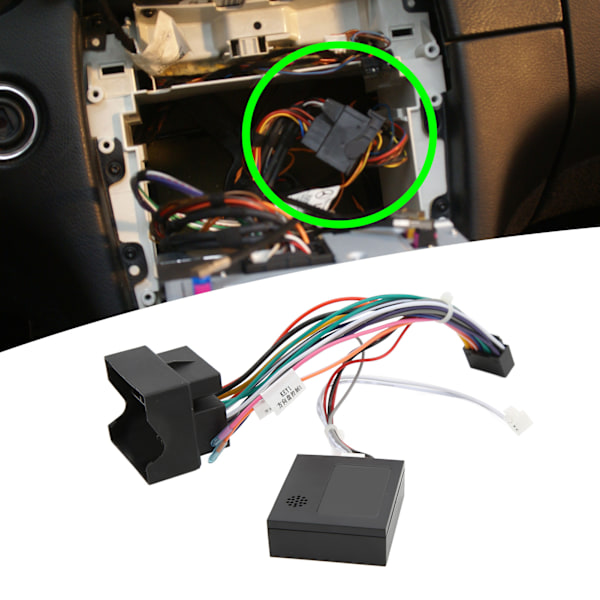 16-pins ledningsnett strømledning med Canbus-boks for Android navigasjon erstatning for E53 X5 E39 5-serie