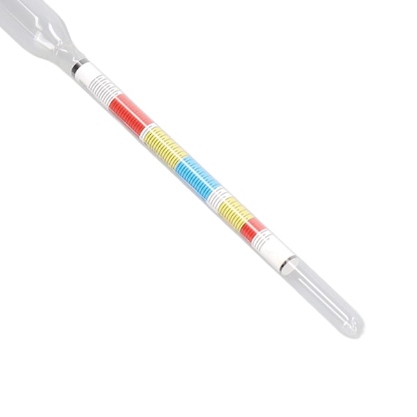 10 stk. Vinproduktion Meter Hjemmebrygget Øl Hydrometer Testglas 3 Skalaer Husholdningsartikler