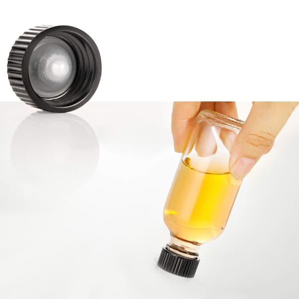 Provflaskor för DIY-juicer och extrakt, klara glasflaskor med lufttäta lock, återanvändbara behållare 60 ml set för eteriska oljor, siraper