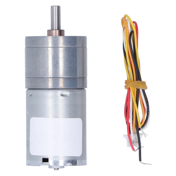 DC Gear Motor Børsteløs CW CCW Justerbar Hastighedsreduktion Lav Støj Motorer JGA25‑24301360RPM DC12V