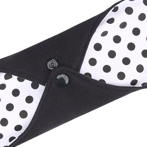 5 stk Kvinnelige Sanitærbind Bomulls Gjenbrukbare Lekkasjesikre Vaskbare Gravide Kvinne Menstruasjonsbind M 19cm x 26cm