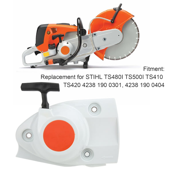 Recoil-käynnistyskokonaisuus 4238 190 0301 Vaihto-osa STIHL TS480I TS500I TS410 TS420