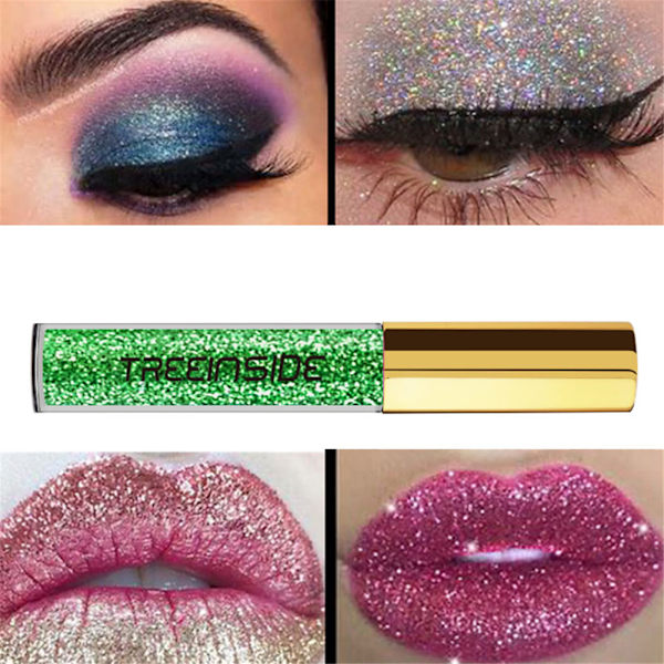 TREEINSIDE Glitter Eyeliner Flytande Glansig Metallic Eyeliner Ögonmakeup #07