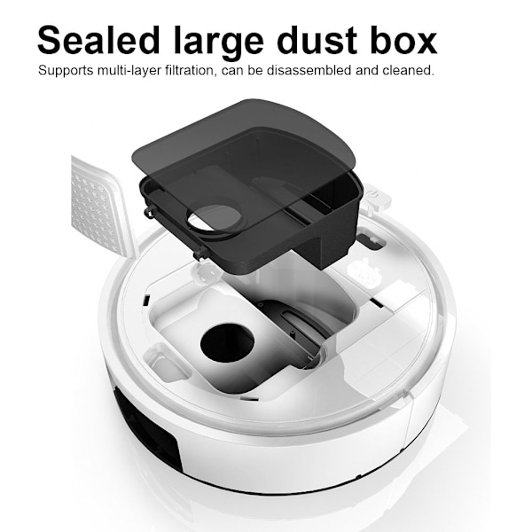 Intelligent Automatisk Golvdammsugare Soptunna Robot USB Laddningsbar Dammsugare