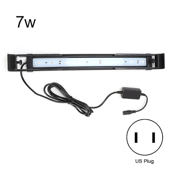 Akvarium Telefon APP LED Beslag Justerbar Farverig Lys Lampe til Akvarium 100-240VUS 7W