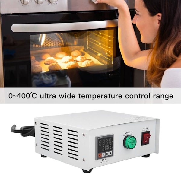 Temperaturregulator PID Temp Kontrolboks Digital Display Termostat M6 AC220V 1 meter / 3.28ft