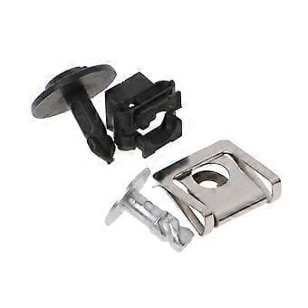 20 st Bil Undertray Motor Under Cover Fästning Metall Clips Shield Trim Panel Skruv Kit för A4 A6