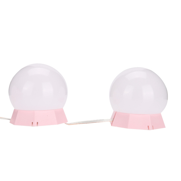 10 Pærer Vanity LED Makeup Spejl Lys Dæmpbar Pære Lysstreng Justerbar Varme Kolde Toner