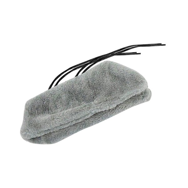 Hjørne Fleece Fugle Tæppe Behagelig Varmt Fuglely Bed Papegøjetæppe til Efterår Vinter Små Mellems Store Fugle Grå