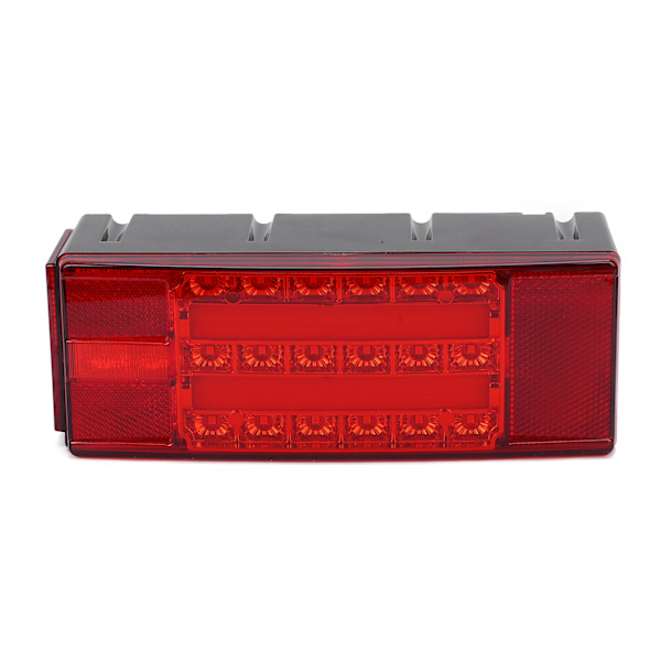 2 st LED Baklykta IP68 Vattentät Röd Baklykta Universal för Pickup Truck Båt DC12V