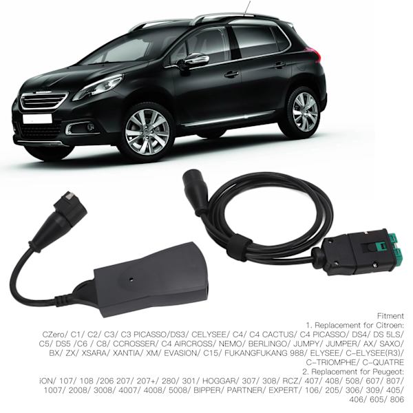 Bil OBD2 för Lexia 3 PP2000 för Diagbox Full Chip Diagnosverktyg Flerspråkig Ersättning för Peugeot