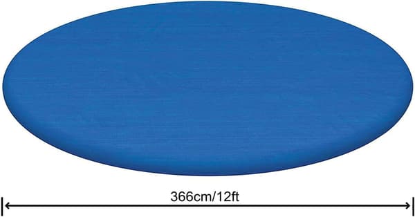 Pool Cover til runde og tubulære pools, blå, diameter - 366 cm