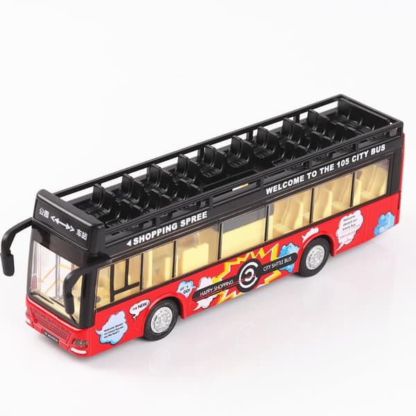 Ny holdbar ravfarget skolebuss, buss, buss, ekte metallsim