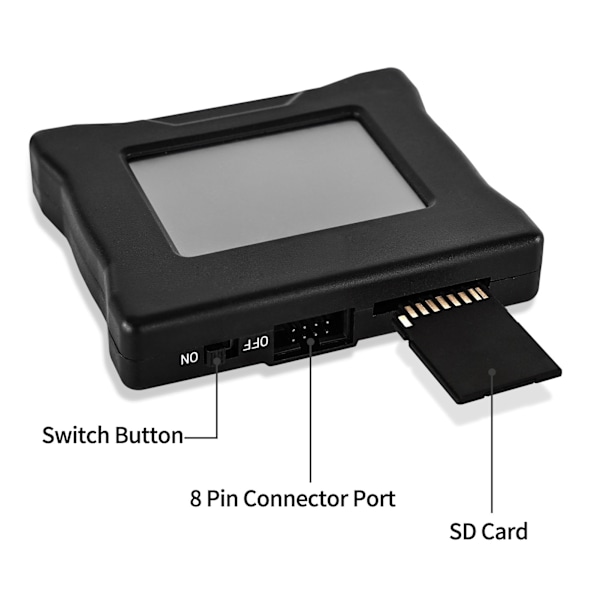 CNC Offline-styrenhet LCD-pekskärm Offline-kontrollmodul för 3-axlig gravyr- och fräsmaskin