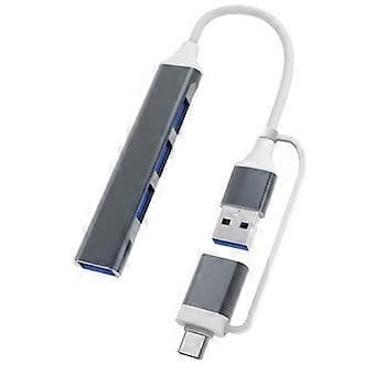 4-porters USB-C HUB Type-c/USB 3.0 2.0 Hub Multi Splitter Adapter OTG for datamaskin