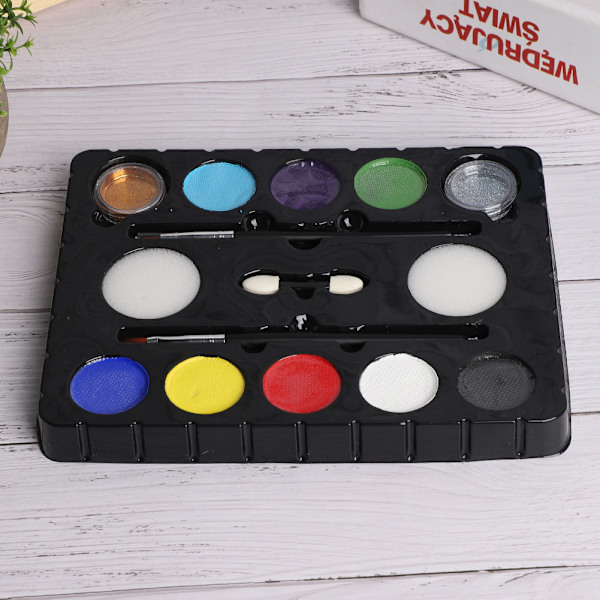 Ansiktsmålning Cosplay Makeup Kit Professionell DIY Ansiktsmålning Kit Kroppsmålningsset