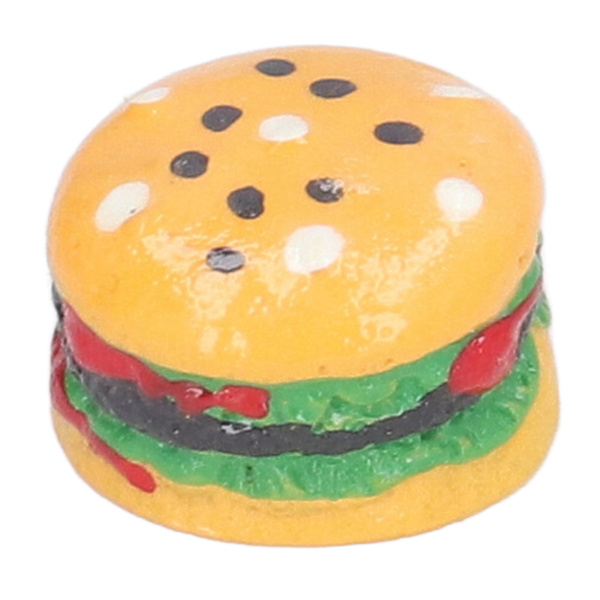 Miniature Madspil Burger Model Børns Hamburger Legetøj 1/12 Dukkehust Tilbehør til Børn 3 År+