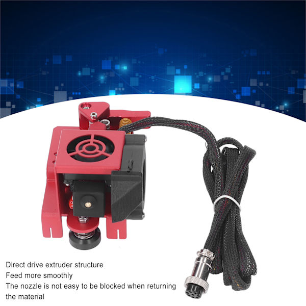 Dubbelväxlad skrivar-extruder Direkt driven extruder 3D-skrivaruppgradering med 34 stegmotor 12V